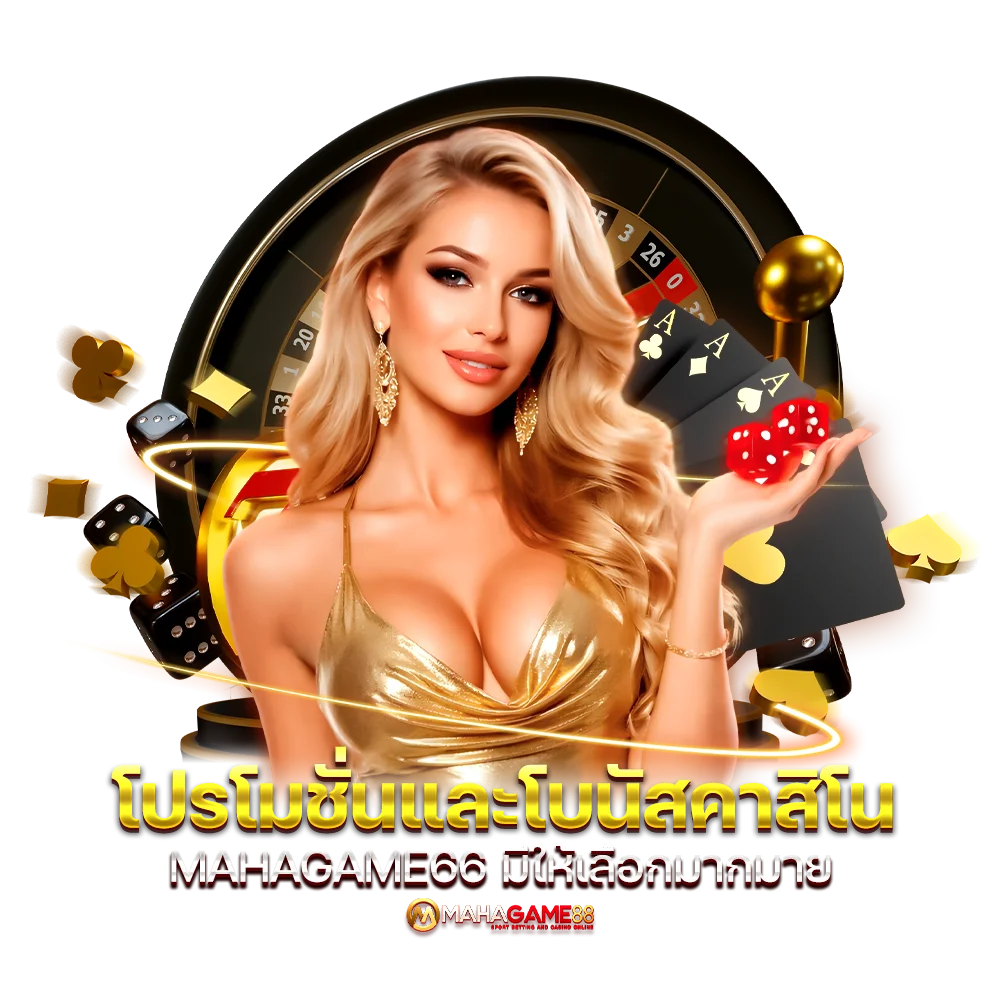 โปรโมชั่นและโบนัสคาสิโน MAHAGAME66 มีให้เลือกมากมาย